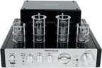 Rockville BluTube 70W Tube Amplifier Stereo Receiver, Compact Design, Warm Sound - Image 2