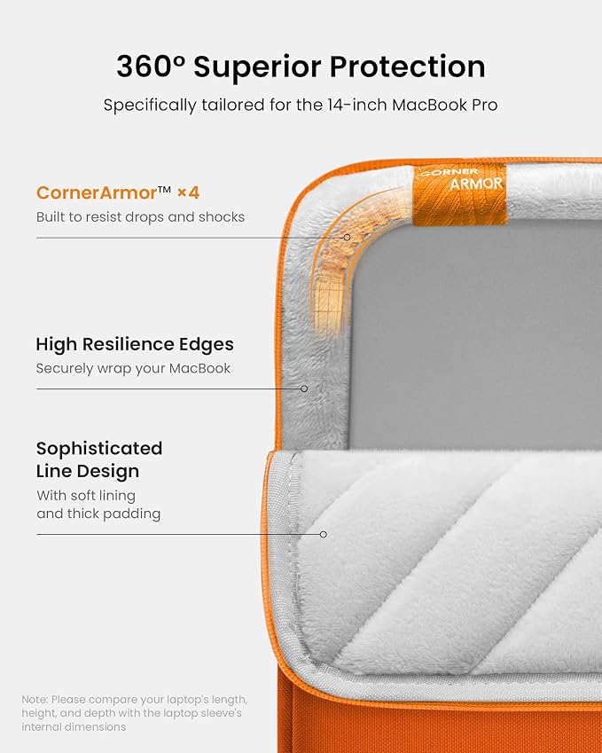 tomtoc 360 Protective Laptop Sleeve - Image 4