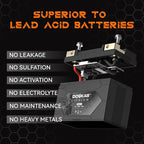 DKL9 450A LiFePO4 Motorcycle Lithium Battery, 12V 3Ah Powersports Battery - Image 3
