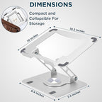 Uncaged Ergonomics Swivel Laptop Stand - Image 3