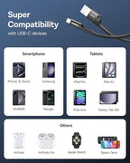 Baseus USB Type C Cable for Car, Nylon Braided Carplay Cable Compatible - Image 6