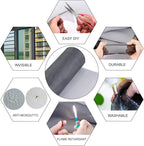 Screen Repair Kit for Windows and Doors 48” x 100" Adjustable Fiberglass Screens - Image 3