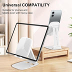 DEERLAMN Cell Phone Stand for Desk, Height Adjustable Cell Phone Holder - Image 3