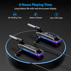 LEKATO Wireless Guitar System UHF Wireless Guitar Transmitter Receiver - Image 4