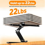 Moallia N86 360 Rotating Laptop Stand, Adjustable Height & Angle, Ergonomic - Image 7