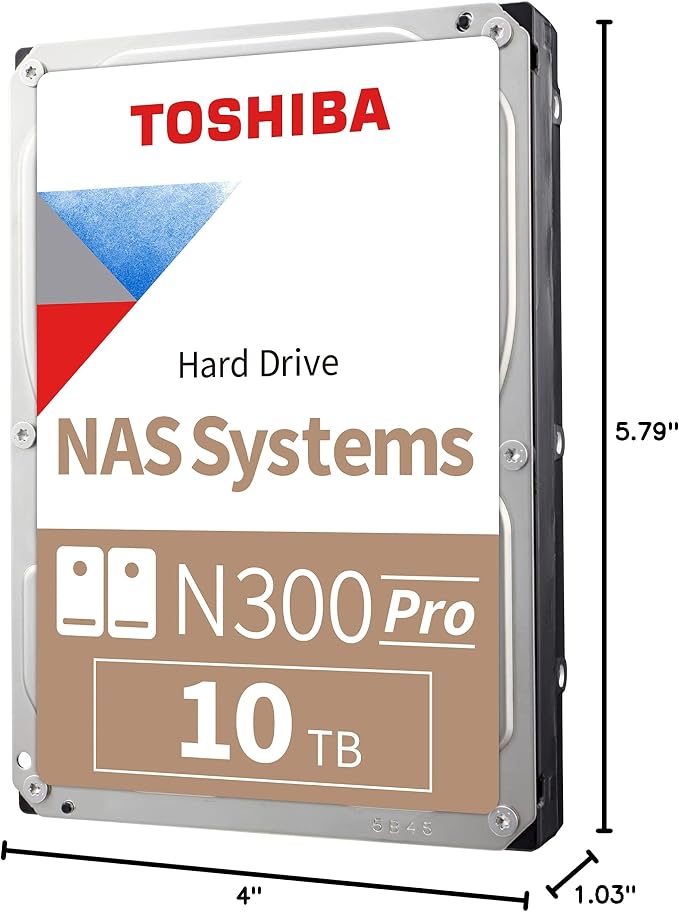 Toshiba N300 PRO 10TB Large-Sized Business NAS 3.5-Inch Internal Hard Drive - Image 8