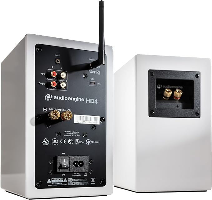 Audioengine HD4 Wireless Bluetooth Bookshelf Speakers - Image 2