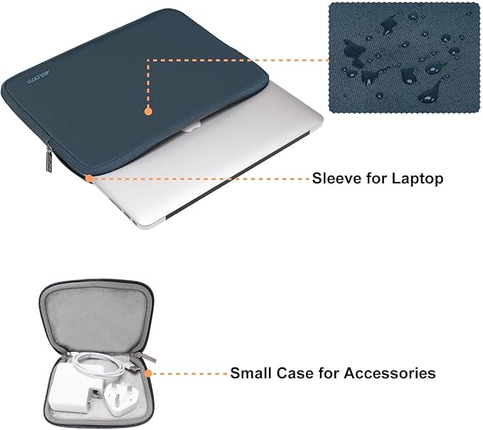 MOSISO Laptop Case 14 inch, 14 inch Laptop Sleeve Bag Compatible - Image 4