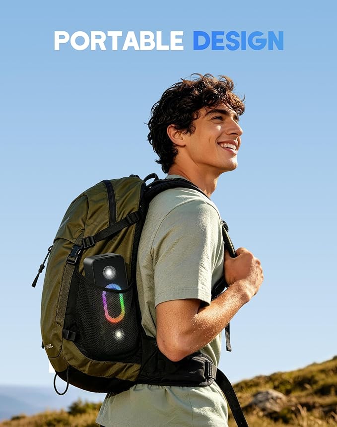 OHAYO Bluetooth Speaker, Wireless Portable Outdoor Speakers, Bold Sound and - Image 8
