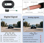 60FPS 9.2″ OEM Rear View Mirror Camera, Dash Cam, Detached Front Lens, Digital - Image 5