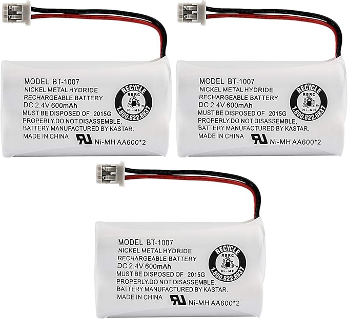 New! Genuine Uniden BBTY0651101 BT-1007 NiMH 600mAh DC 2.4V Rechargeable by Uniden