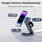 3 in 1 Magnetic Wireless Charger Station - Image 6