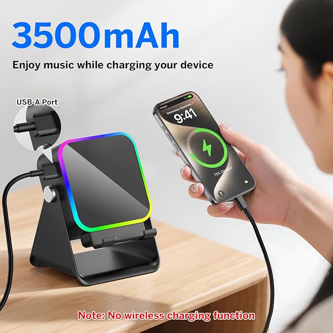 Wireless Induction Speaker 5-in-1 Bluetooth Speaker - Image 5