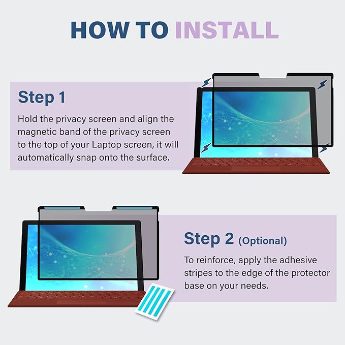 SenseAGE Magnetic Privacy Screen Protector - Image 7
