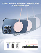 Magnetic Wireless Charger Fast Charge Strong Magnet Charging Pad - Image 2