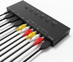 Y.D.F 3 Way HDMI 2.0 Switcher + 2 RCA to HDMI Converter 2 Way AV Composite CVBS - Image 5