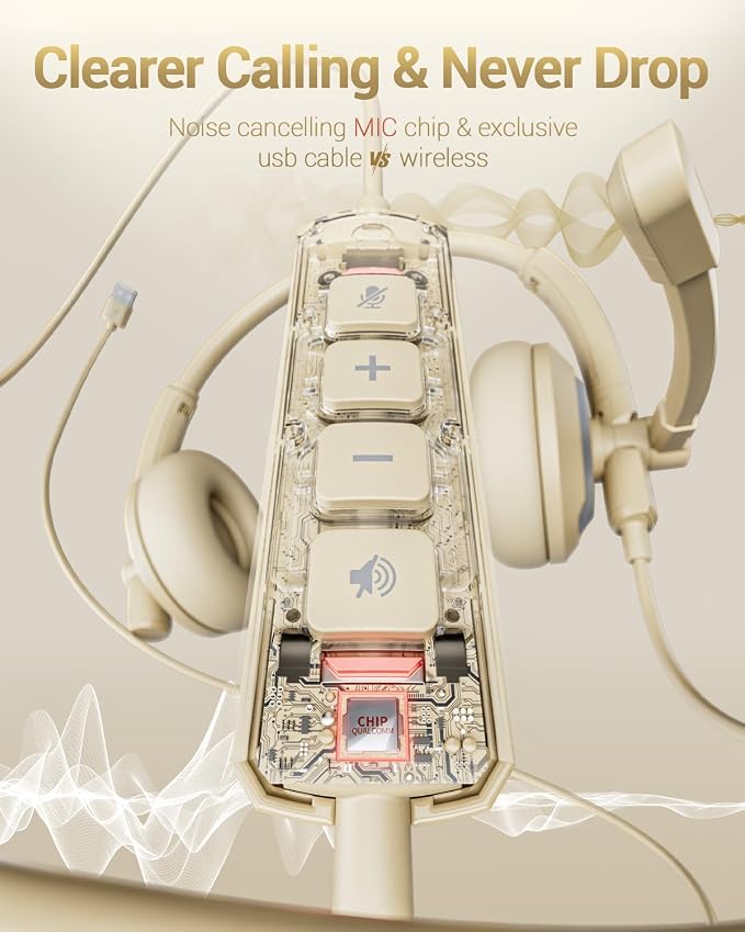 USB Headset with Microphone for PC Laptop - Image 5