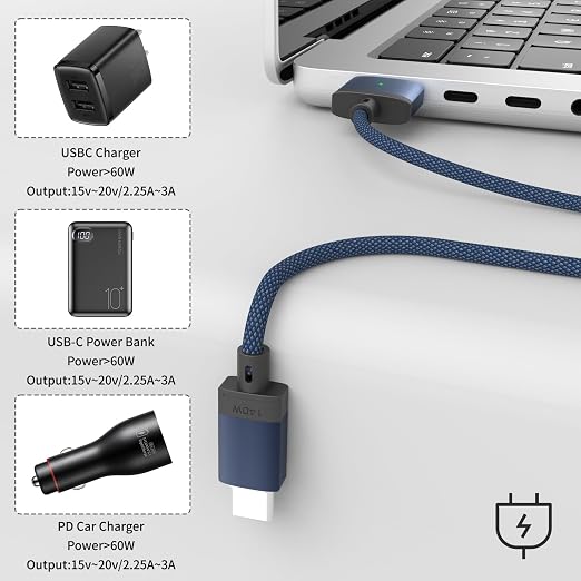 USB-C to Magnetic 3 Cable Compatible - Image 3