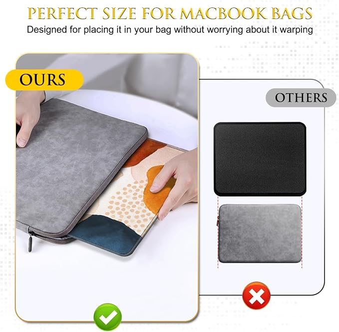 JIKIOU 3 Pack Mouse Pad with Stitched Edge, Comfortable Mouse Pads with - Image 6