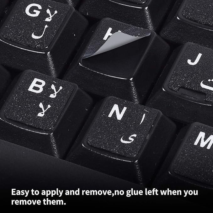 2PCS Arabic-English Keyboard Stickers - Image 4