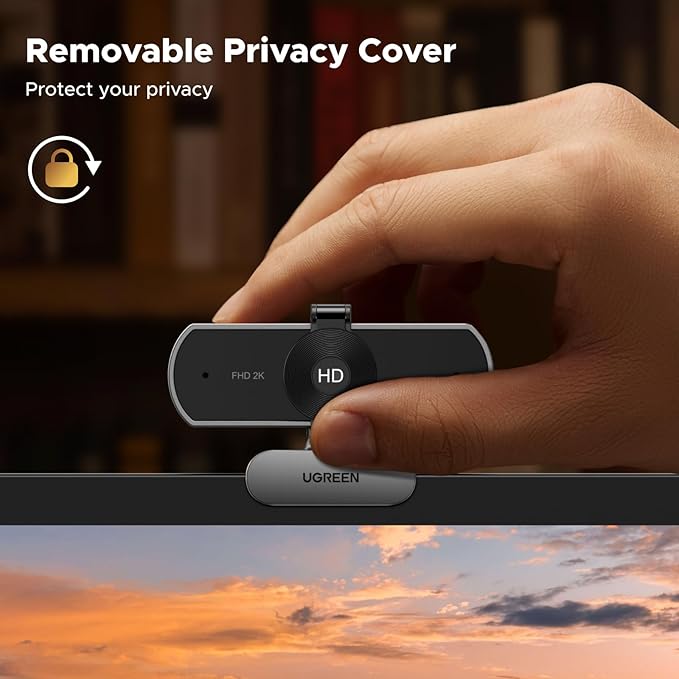 UGREEN 2K Webcam for PC Ultra HD 1080P Computer Webcam - Image 6