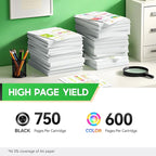 PGI-230XL CLI-231XL High Yield Ink Cartridge Combo 5 Pack Compatible - Image 3