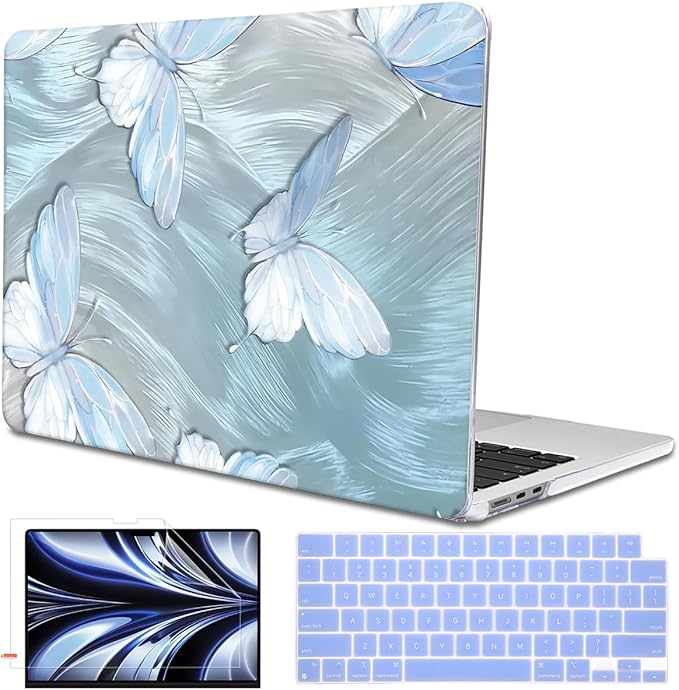 for MacBook Air 13.6 inch Case M4 2025 A3240 2024 M3 A3113 M2 A2681 2022 2023 by LCMOCICO