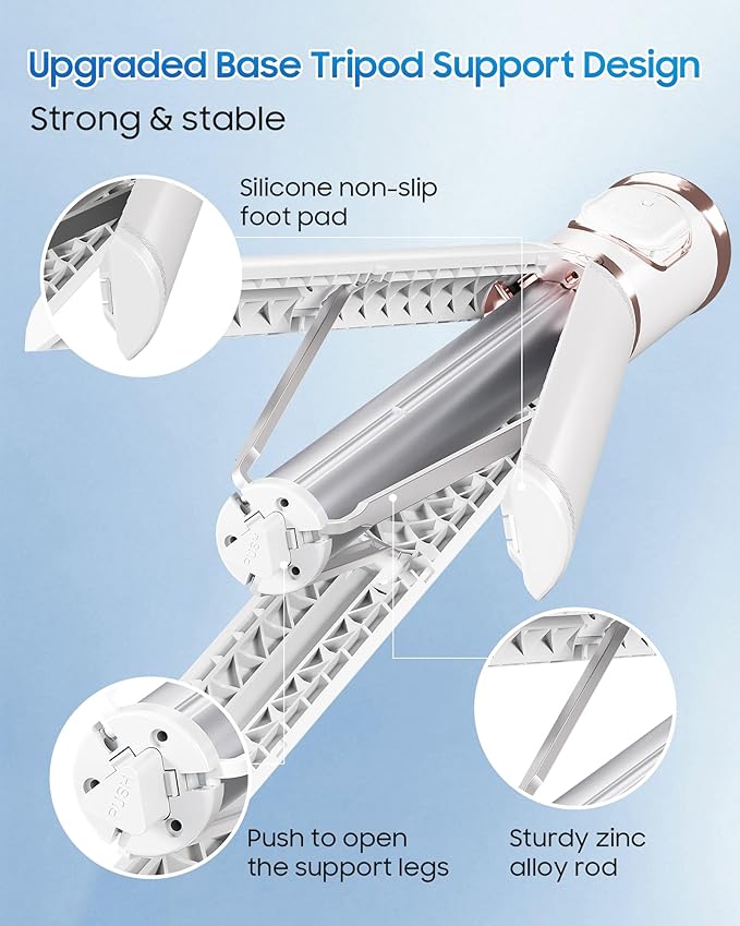 67" Selfie Stick Phone Tripod, All-in-1 Cell Phone Tripod - Image 3