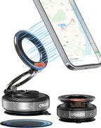 Magnetic Phone Holder For Car, 360°Vacuum Magnetic Car Phone Holder, Car Phone by OUNAIDECarAccessories
