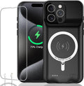 Battery Case for iPhone 15 Pro Max, Full Encircle 12000mAh Capacity by KCKEBLM