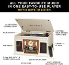 Victrola Navigator 8-in-1 Bluetooth Record Player - Image 2