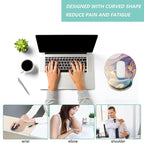 Mouse Pad with Wrist Support, Ergonomic Mouse Pad with Memory Foam Wrist Rest - Image 5
