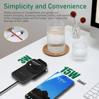 15W Wireless Charger Stand, Foldable Charging Station - Image 2