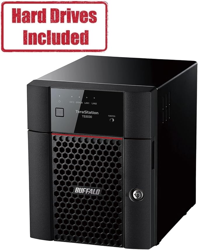 BUFFALO TeraStation 3430DN 4-Bay 32TB Desktop Small-Med Business NAS w/Hard - Image 3