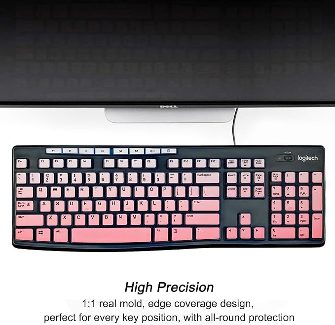 Keyboard Cover Silicone for Logitech K200 K260 K270, Keyboard Cover for - Image 7