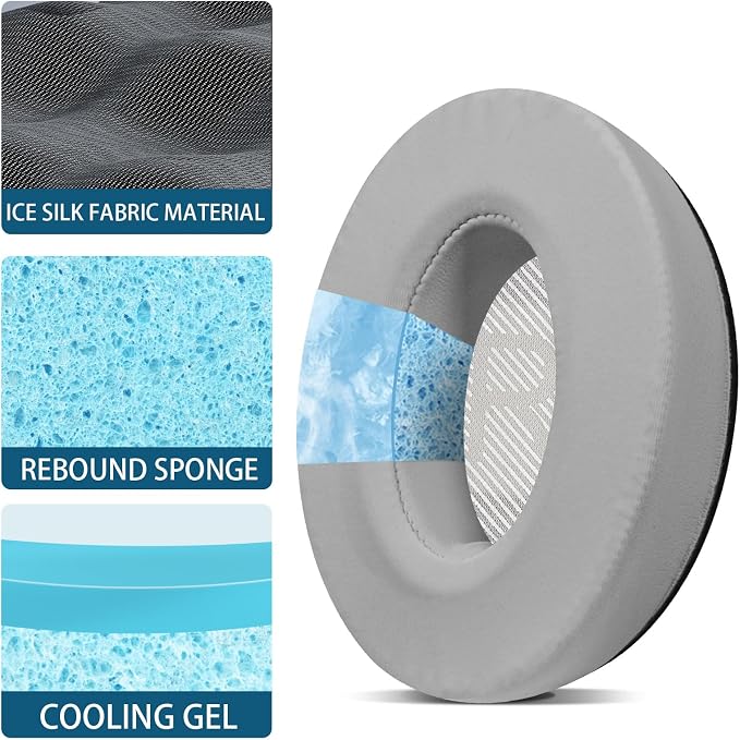 Full Cooling Gel Replacement Earpads - Image 3