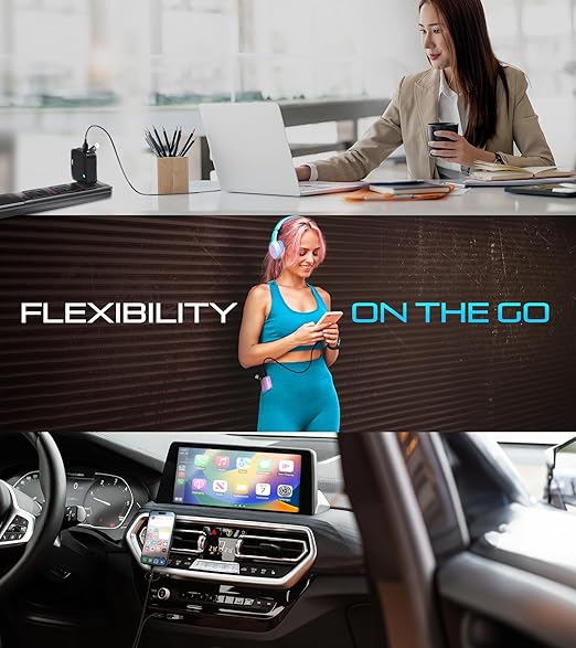 Futurizta Tech Zeus-X 6-in-1 Universal Multi Cable Fast Charging 60W Laptop PD - Image 8