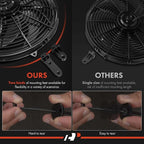 A-Premium 16'' 16 inch Slim Fan Pull Universal Electric Radiator Cooling Fan - Image 5
