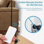 Remote Switch Outlet, Wireless On/Off Light Switches Wall Mounted, TUV List - Image 4