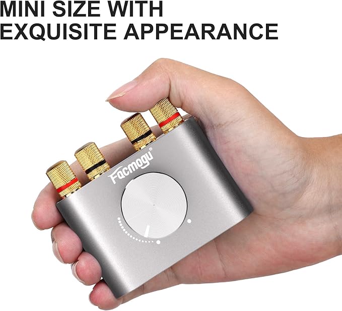 Facmogu F900S 160W Bluetooth 5.0 Mini Amplifier, 80Wx2 2.0CH Audio Power - Image 6