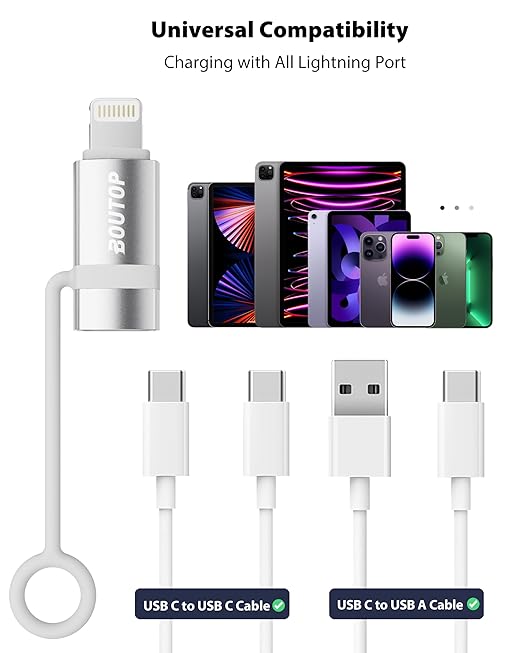 USB C to Lightning Adapter, Type C to Lightning Adapter Support 36W PD Fast - Image 7