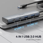 TSUPY Multi USB C USB A 3.0 Hub - Image 2