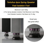 Tertullus 4pcs Spring Speaker Feet Isolation Foot 43mm×38.5mm Stand HiFi - Image 3