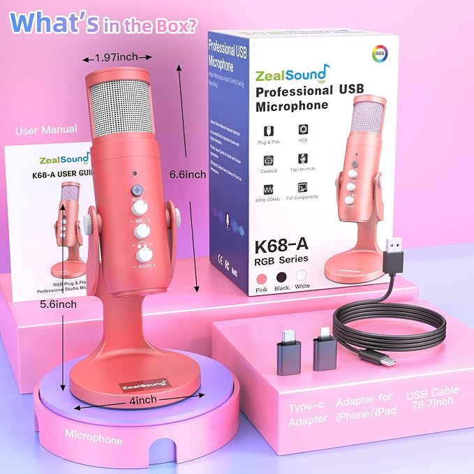ZealSound USB Gaming Microphone - Image 7