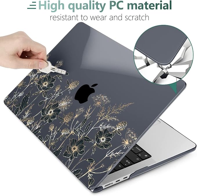 MEEgoodo Case for M4/M3/M2 MacBook Air 13.6 inch Case 2025 2024 2022, Fit Model - Image 3