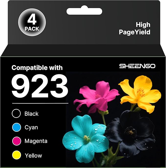 923 Ink Cartridges for HP Printers Replacement for HP Ink 923 923XL 923e Use by PrintingYourLife