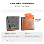 K&F CONCEPT Lens Filter Pouch, Lens Filter Case 3 Pocket Professional - Image 6