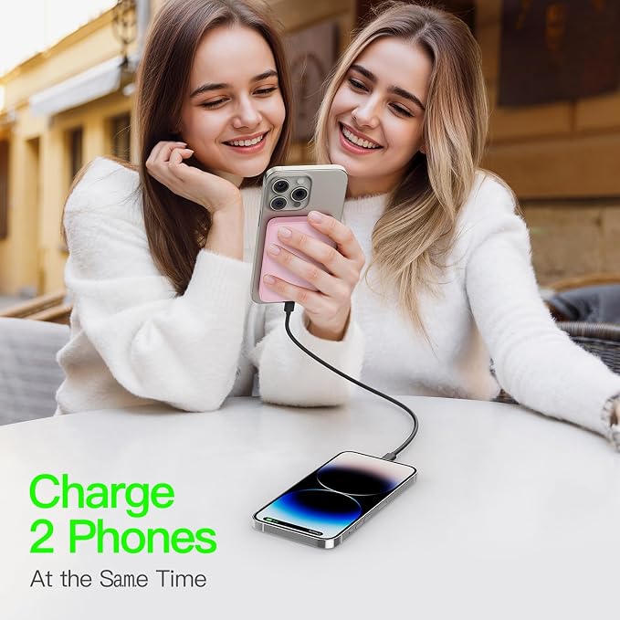 2025 Magnetic 15W Power Bank for iPhone, 5000mAh Magsafe Battery Pack - Image 7