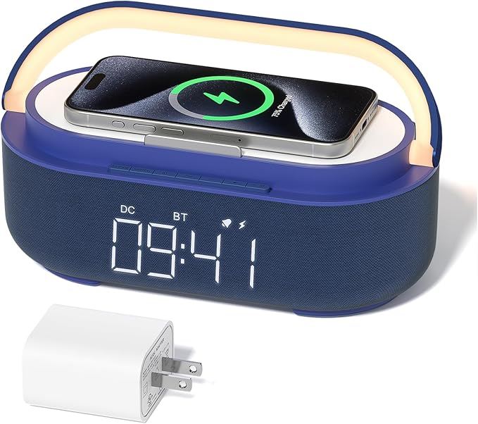 COLSUR 6-in-1 Bluetooth Speaker Alarm Clock by COLSURCOLORYOURLIFE