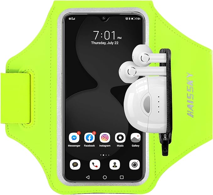 Running Armband with Earphone Bag Cell Phone Armband by HAISSKY